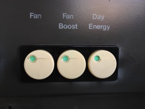 Unidare electric heater Knobs, controls