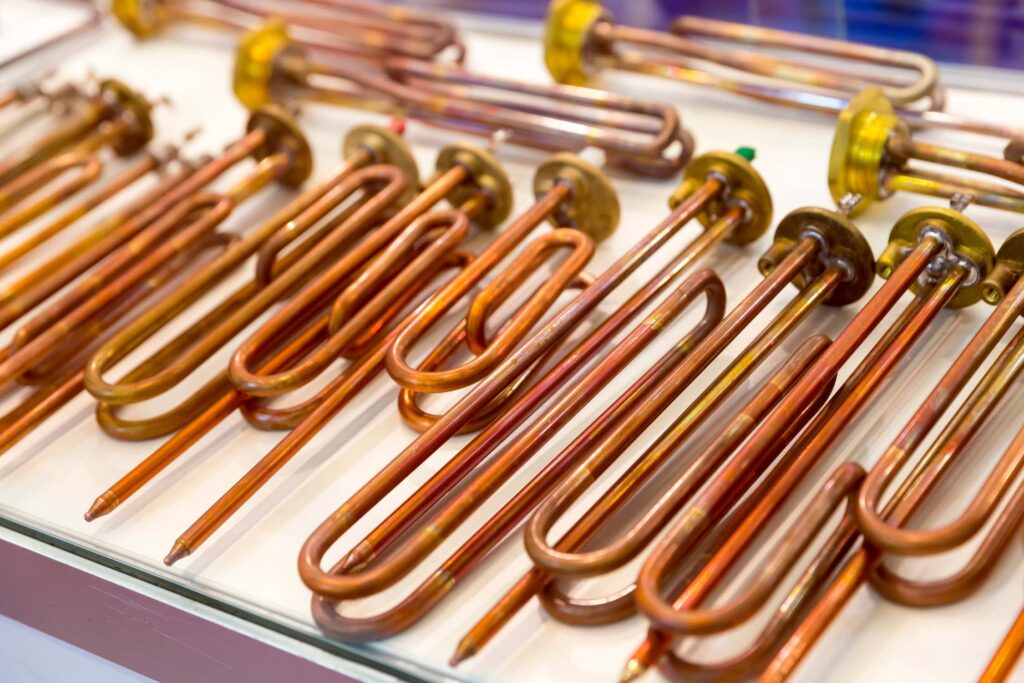 Storage heater heating element replacement in a UK home