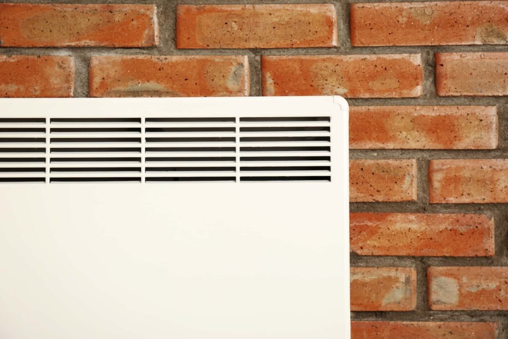 Internal components of an electric storage heater